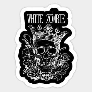 WHIT ZOMBIE skull Sticker